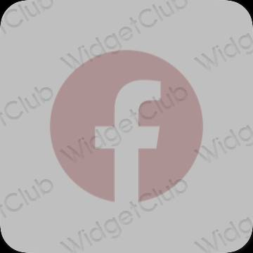 Aesthetic Facebook app icons