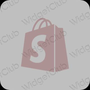 Aesthetic Shopify app icons