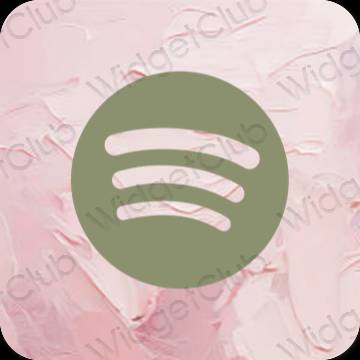 Icone delle app Spotify estetiche