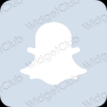 ესთეტიკური snapchat აპლიკაციის ხატები