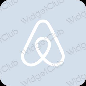 ესთეტიკური Airbnb აპლიკაციის ხატები