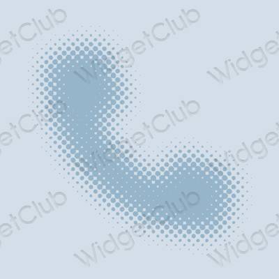 ესთეტიკური Phone აპლიკაციის ხატები