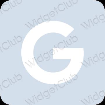 Aesthetic purple Google app icons
