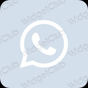 ესთეტიკური WhatsApp აპლიკაციის ხატები