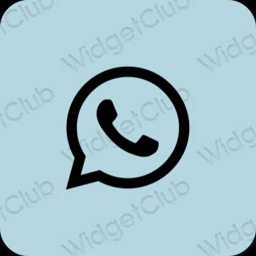 Aesthetic WhatsApp app icons