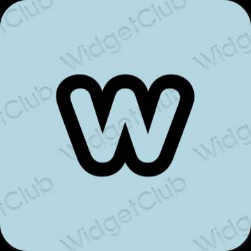 Estetické ikony aplikací Weebly