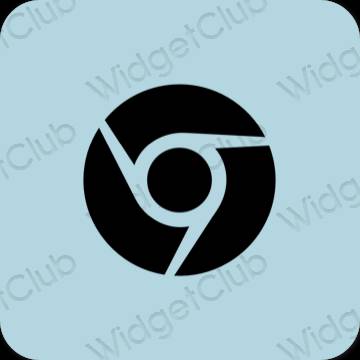 Estetik Chrome uygulama simgeleri