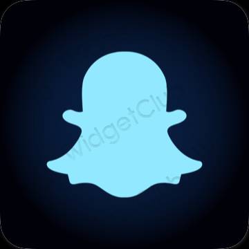 ესთეტიკური snapchat აპლიკაციის ხატები