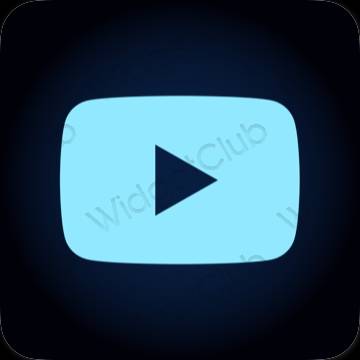 ესთეტიკური Youtube აპლიკაციის ხატები