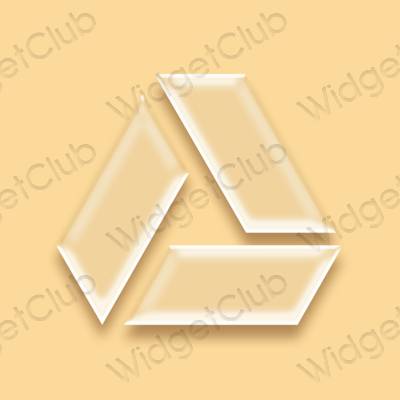 Estetik Google Drive proqram nişanları