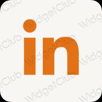 Estetinės Linkedin programų piktogramos