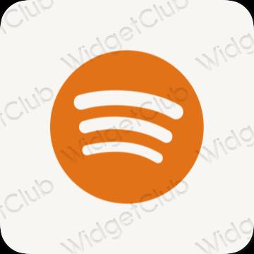 Эстетические Spotify значки приложений
