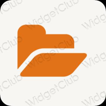 Ästhetische Files App-Symbole