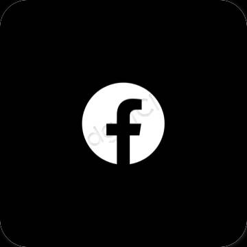 Æstetiske Facebook app-ikoner