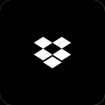 نمادهای برنامه زیباشناسی Dropbox