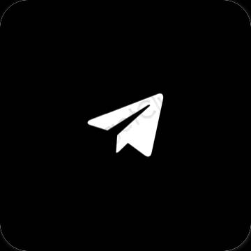 Ikon aplikasi estetika Telegram