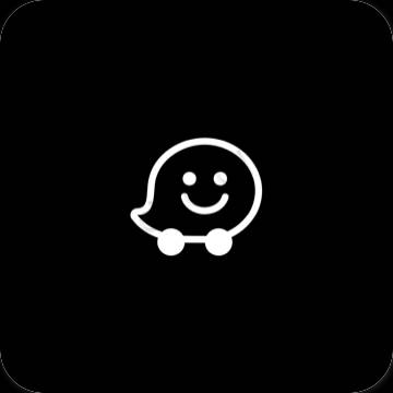 Waze おしゃれアイコン画像素材