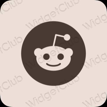 Esteettiset Reddit sovelluskuvakkeet