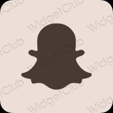 Ikon aplikasi estetika snapchat