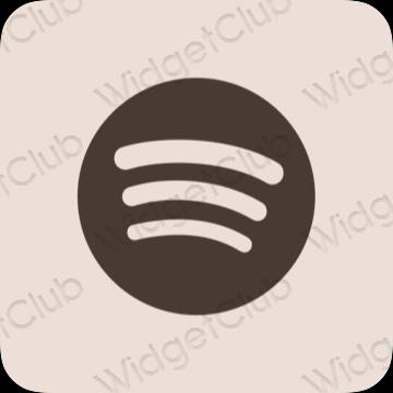 Esztétikus Spotify alkalmazásikonok