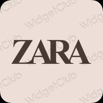 Estetik ZARA uygulama simgeleri
