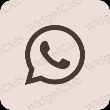 Estetické ikony aplikací WhatsApp