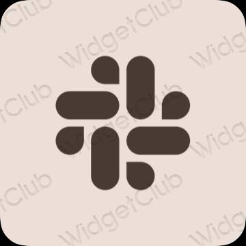 Estetske Slack ikone aplikacij