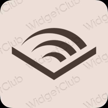 جمالية Audible أيقونات التطبيقات