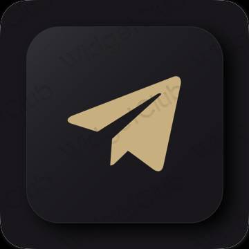 ესთეტიკური Telegram აპლიკაციის ხატები