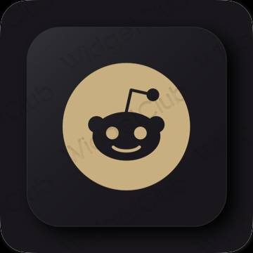 ესთეტიკური Reddit აპლიკაციის ხატები