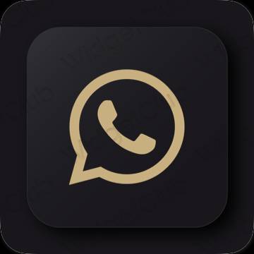 ესთეტიკური WhatsApp აპლიკაციის ხატები