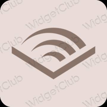 រូបតំណាងកម្មវិធី Audible សោភ័ណភាព