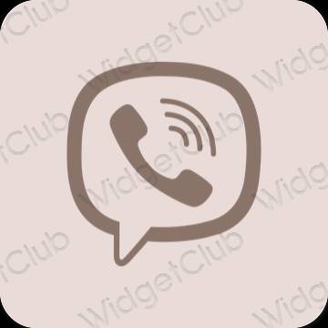 រូបតំណាងកម្មវិធី Viber សោភ័ណភាព