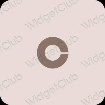 រូបតំណាងកម្មវិធី Coinbase សោភ័ណភាព