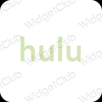 Esthetische hulu app-pictogrammen