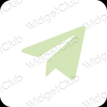 نمادهای برنامه زیباشناسی Telegram