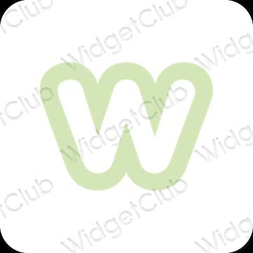 Esthetische Weebly app-pictogrammen