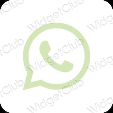 Estetiska WhatsApp appikoner