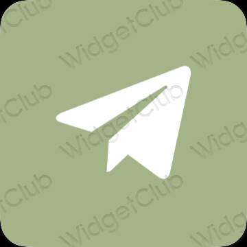 ესთეტიკური Telegram აპლიკაციის ხატები