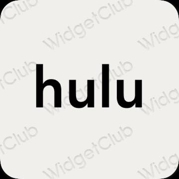 ესთეტიკური hulu აპლიკაციის ხატები