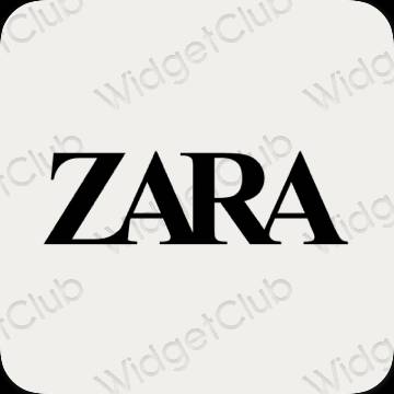 ესთეტიკური ZARA აპლიკაციის ხატები