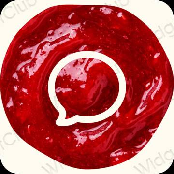 ესთეტიკური Messages აპლიკაციის ხატები