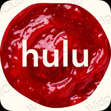 ესთეტიკური hulu აპლიკაციის ხატები