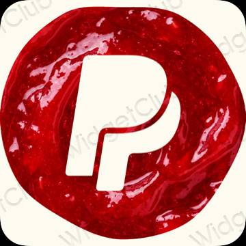 Ikon apl Paypal Estetik