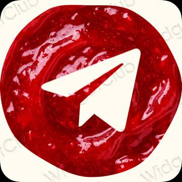 ესთეტიკური Telegram აპლიკაციის ხატები