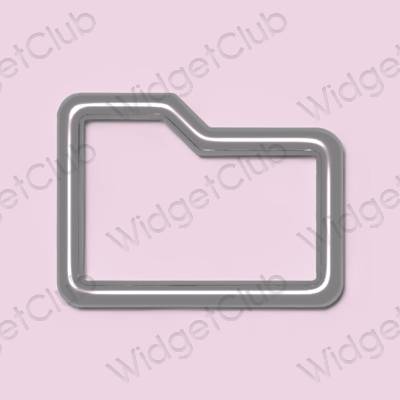 Эстетические Files значки приложений