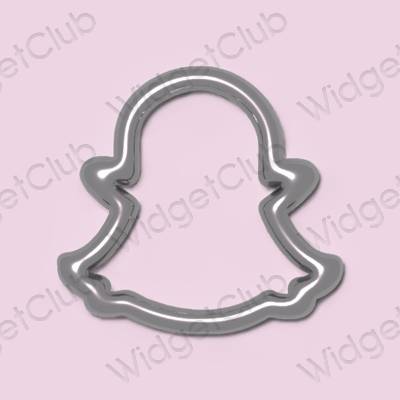 نمادهای برنامه زیباشناسی snapchat