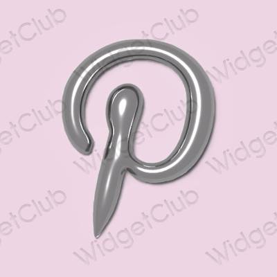 Aesthetic Pinterest app icons