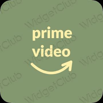 ესთეტიკური Amazon აპლიკაციის ხატები