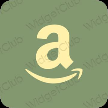 ესთეტიკური Amazon აპლიკაციის ხატები